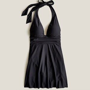 J. Crew Halter Swim Dress - Black